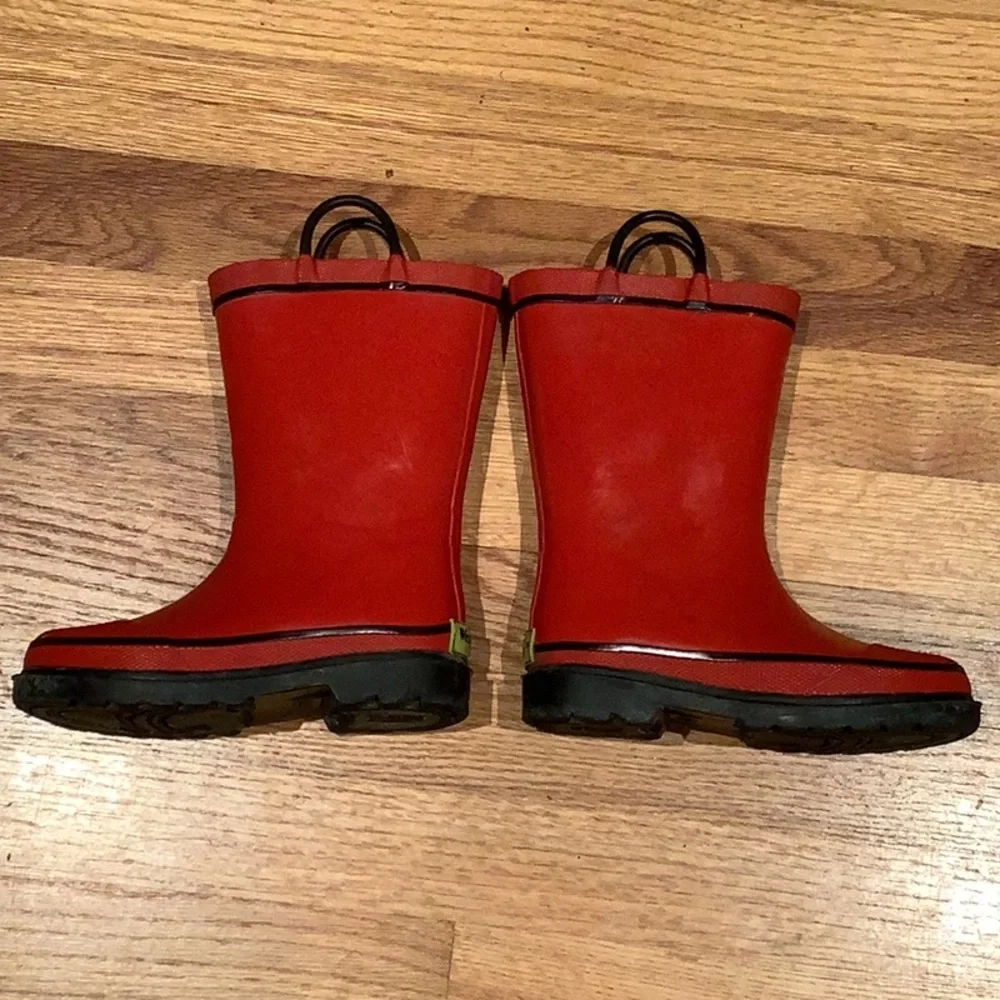 Western Chief - Kids Rain BOOTS - Size Kids US 11 - Red - Firechief 2